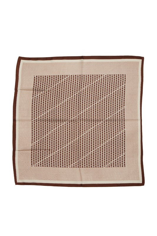 H Print Bandana Scarf