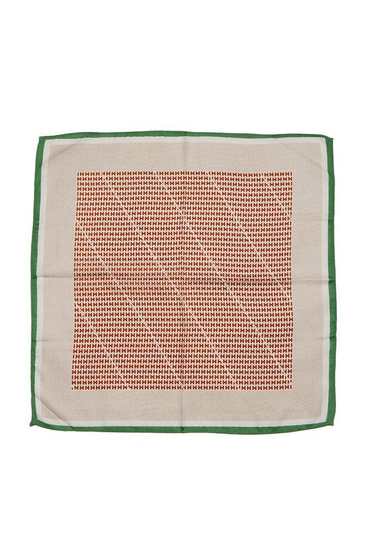 H Print Bandana Scarf