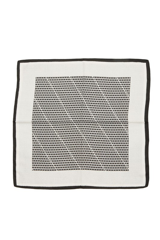 H Print Bandana Scarf