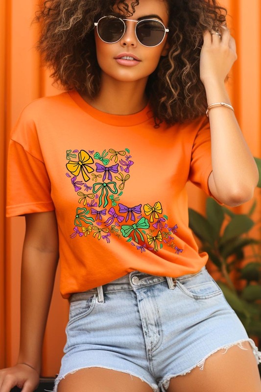 Louisiana Mardi Gras coquette Graphic Tee