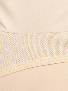Full Size Zip Up Lace Detail Long Sleeve Shapewear