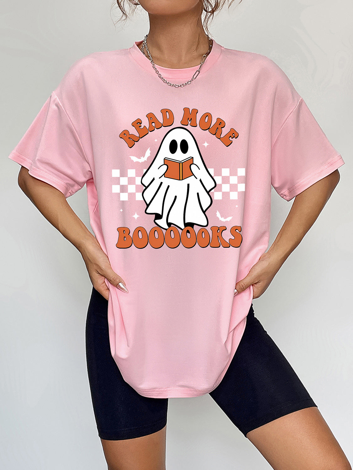 Halloween Ghost Graphic T-Shirt