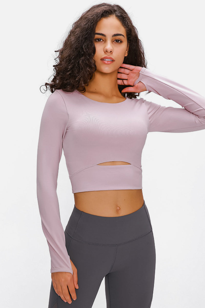 Ami Cropped Sports Top