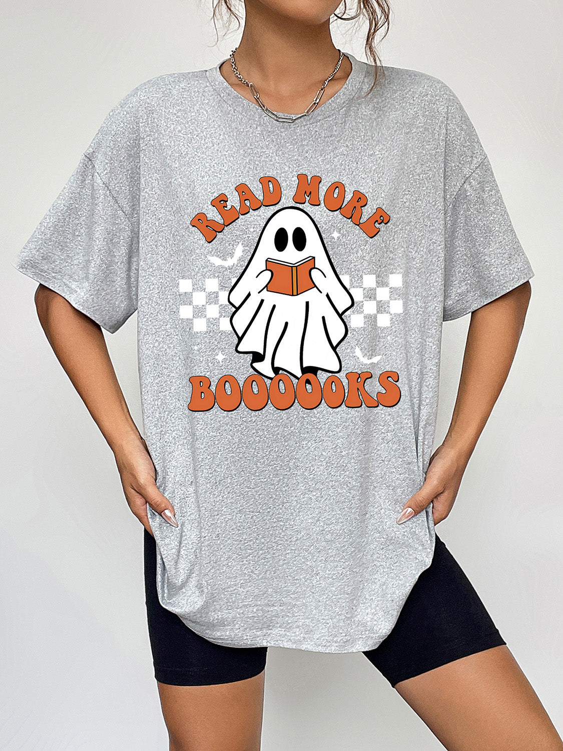 Halloween Ghost Graphic T-Shirt